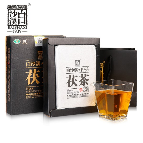 白沙溪安化黑茶金花获砖特级御品获茶318g